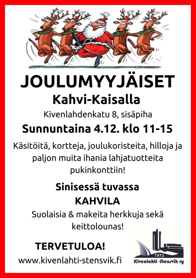 joulumyyjaiset